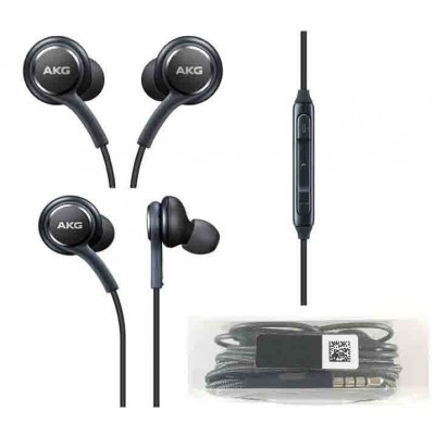 Black Earphones With Mic And Handsfree For Android