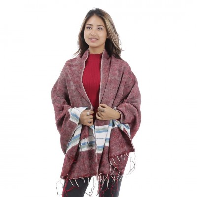 Multicolor Yak Wool shawl For Women