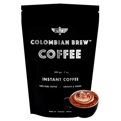 Colombian Brew Pure Instant Coffee Strong, 200g