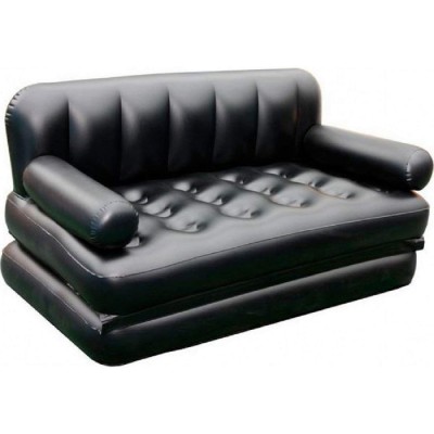 Brand Enterprise 5 in 1 Inflatable Three Seater Queen Size Sofa Cum Bed with Pump