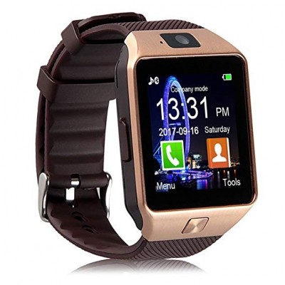 Smart Watch D3 Bluetooth Smartwatch with Camera for Iphone and Android Smartphones-brown